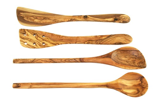Set utensili cucina legno - set,